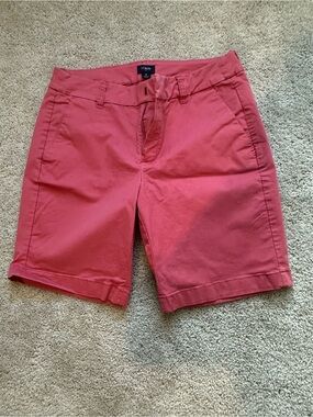 J. Crew Women's Pink Bermuda Shorts